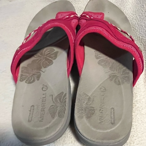 Merrell Rose Red Toe Slip in Sandals Sz 11 - Picture 7 of 10